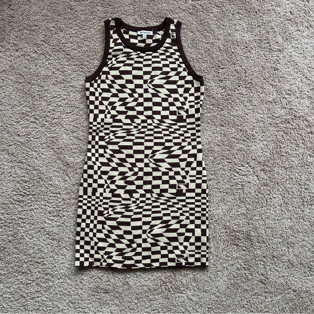 Dolls Kill Pretty Garbage Checkered Print Sleevel… - image 6